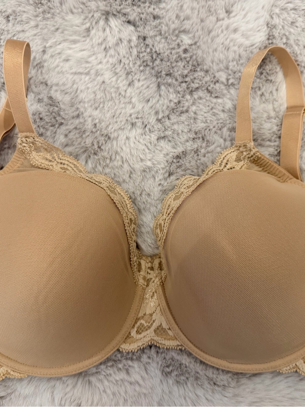 Natori Feathers Lace-Trim T-Shirt Bra - Women Intimates